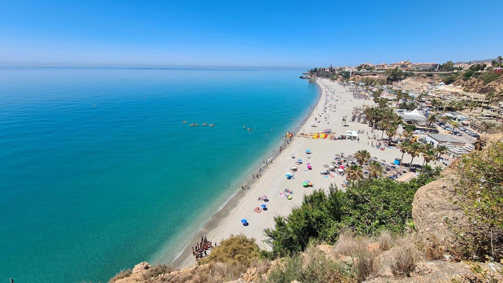 Apartament Burriana Beach Silhouse Нерха Экстерьер фото